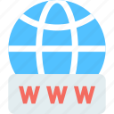 browser, globe, web, website, www