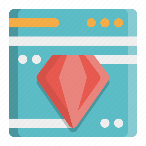 Diamond, magnifier, ranking, top seo, web, web diamond icon - Download on Iconfinder