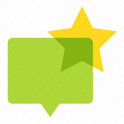 Favorite, information, speech bubble, star icon - Download on Iconfinder