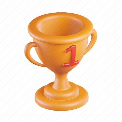 Victory, cup, award, success, medal, trophy, achievement 3D illustration - Download on Iconfinder