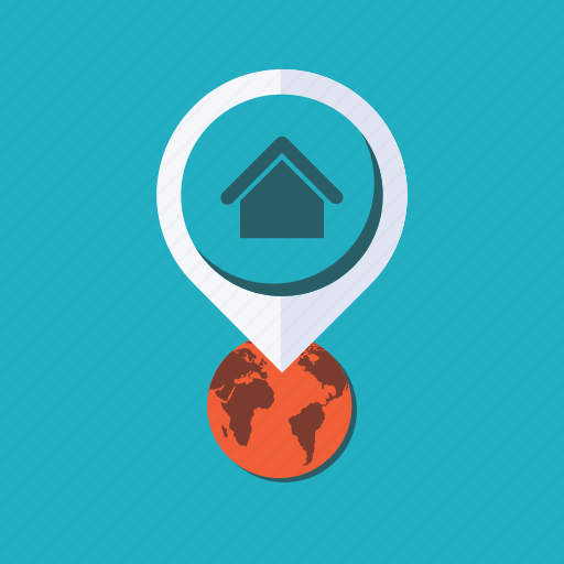 Gps, locations, map, pin, placeholder, position, street map icon - Download on Iconfinder