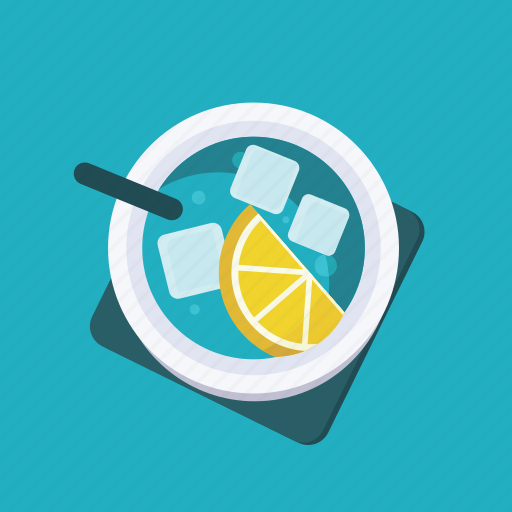 Drink, glass, ice cube, lemonade, soda, soft drink, water icon - Download on Iconfinder