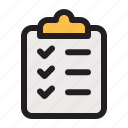 list, task, check, conclusion, clipboard, tasks, compliance, accountability, checklist