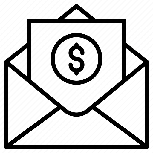 Letter, send, money, dollar, envelope icon - Download on Iconfinder