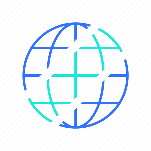 Geographic, global, globe, segmentation icon - Download on Iconfinder