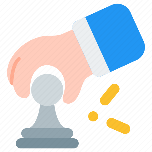 Play, hand, marketing, strategy, chess, business, plan icon - Download on Iconfinder