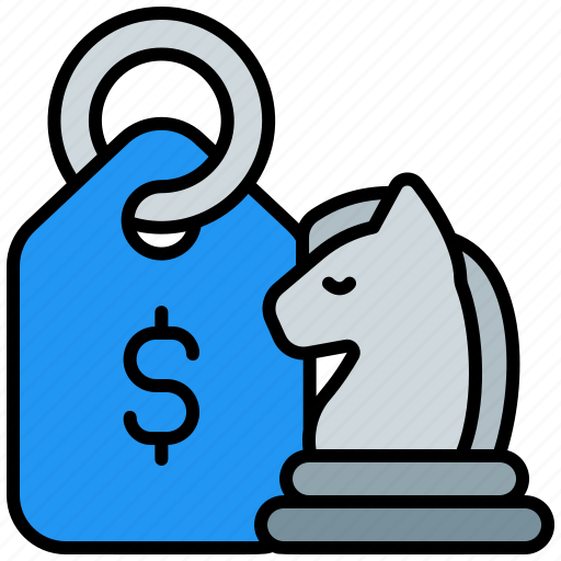 Price, tag, marketing, strategy, chess, business, plan icon - Download on Iconfinder