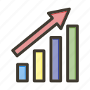 growth, chart, graph, increase, business