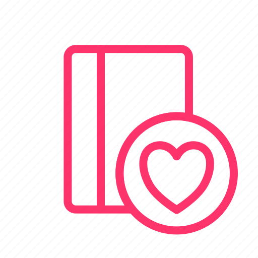 Wedding, jounal, love, heart, romance, like, favorite icon - Download on Iconfinder