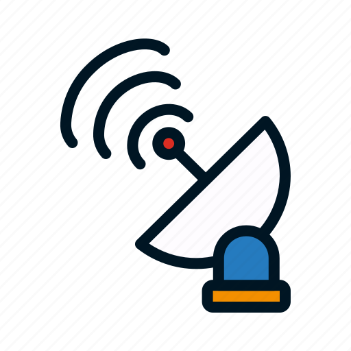 Parabolic, antenna, satellite, communication, radar icon - Download on Iconfinder