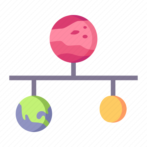 Planet, connection, earth, mars icon - Download on Iconfinder
