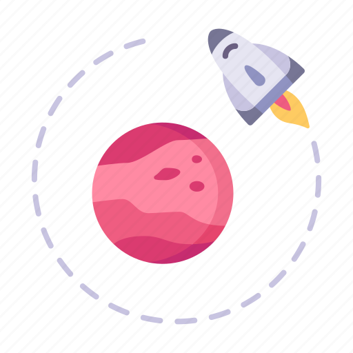 Rocket, orbitation, mars icon - Download on Iconfinder