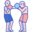 sparring, box, boxing 