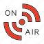 broadcast, live, media, on air, podcast, radio, signal 