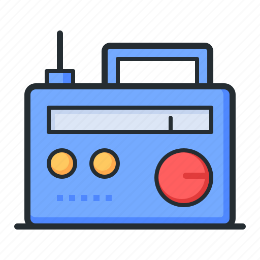 Radio, news, music, old school icon - Download on Iconfinder