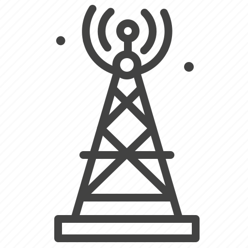Broadcasting, television, tower, tv icon - Download on Iconfinder