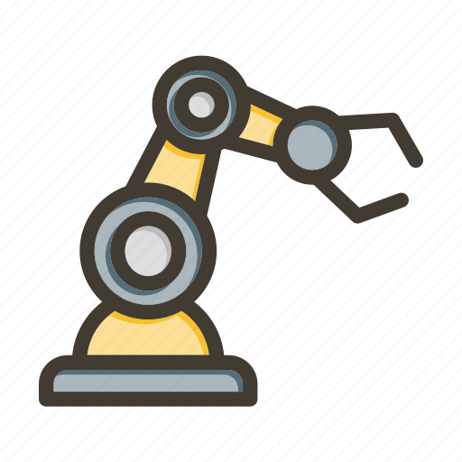 Mechanical, arm, industry, robot, robotics, machine icon - Download on Iconfinder