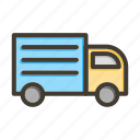 truck, delivery, transport, vehicle, shipping