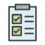 checklist, list, document, clipboard, task 