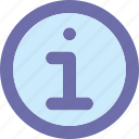 about, info, round, symbol