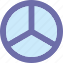 hippy, peace, symbol, steering