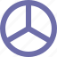 hippy, peace, symbol, steering 