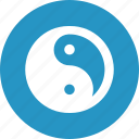 yang, yin, symbol, yin yang
