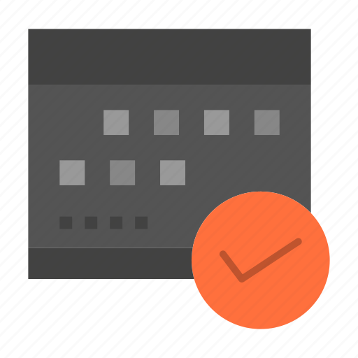 Approved, business, calendar, event, plan, planning, schedule icon - Download on Iconfinder