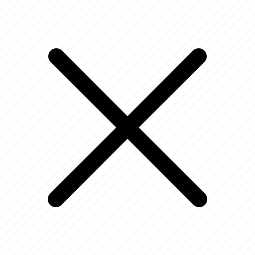 X, delete, close, cross icon - Download on Iconfinder