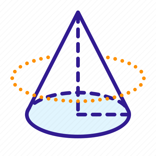 Cone, education, geometry, math, mathematics icon - Download on Iconfinder