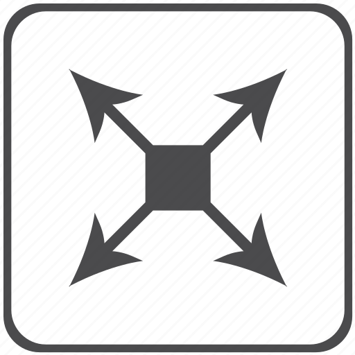 Arrows, diagonal, navigation icon - Download on Iconfinder