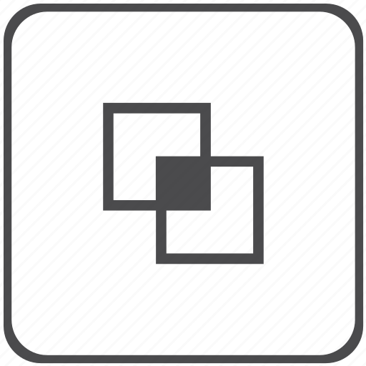 Geometry, intersection, square icon - Download on Iconfinder