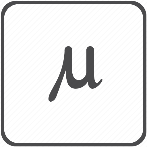 Magnetic, mass, moment, mu, physics, greek icon - Download on Iconfinder