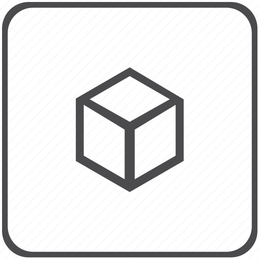 Capacity, cube, geometry, solid, stereometry, volume icon - Download on Iconfinder