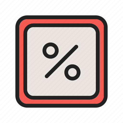 Discount, education, maths, percent, percentage, rate, sign icon - Download on Iconfinder
