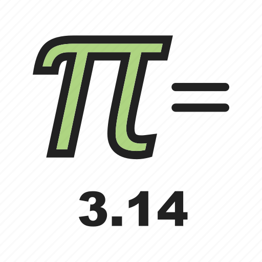Equation, formula, geometry, math, number, pi, value icon - Download on Iconfinder