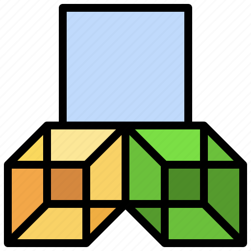 Cube, cubes, figures, geometrical, perspective icon - Download on Iconfinder