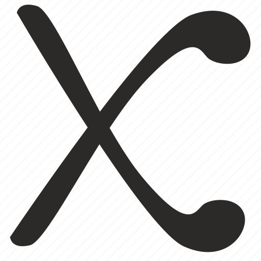 Alphabet, greek, letter, x, xsi icon - Download on Iconfinder