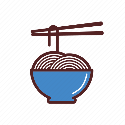 Asian, bowl, food, food sticks, meal, noodles, thai icon - Download on Iconfinder