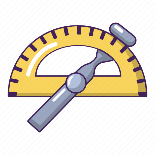 Alarm, cartoon, clock, countdown, logo, object, protractor icon - Download on Iconfinder