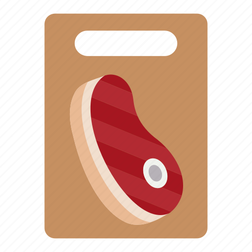 Beef, board, chicken, cutting, meat, slice icon - Download on Iconfinder
