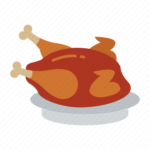 Chicken, meal, roast, tongdak, whole icon - Download on Iconfinder