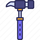 hammer, tool, equipment, industry, repair