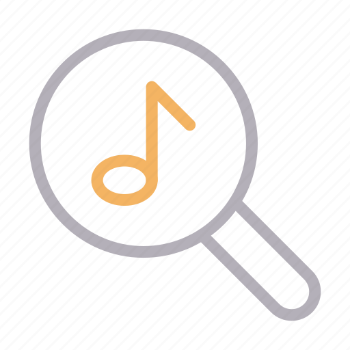 Audio, media, music, search, song icon - Download on Iconfinder
