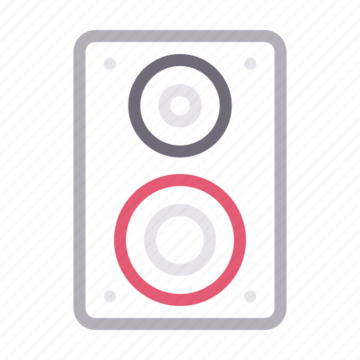 Audio, loud, music, speaker, woofer icon - Download on Iconfinder