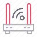 antenna, connection, modem, router, wifi 