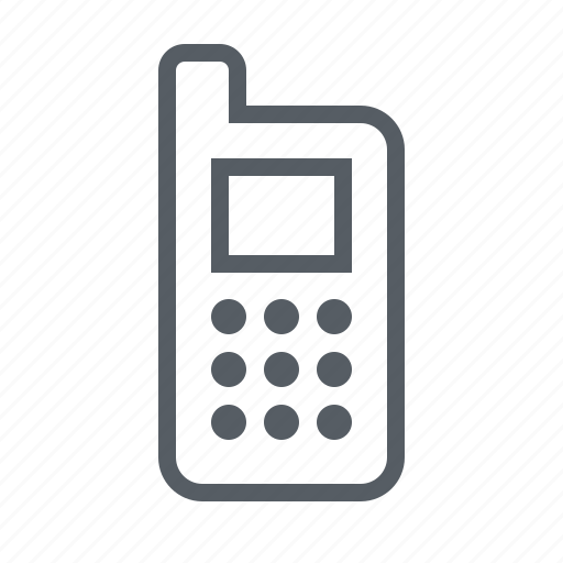 Cell, communication, mobile, phone, vintage icon - Download on Iconfinder