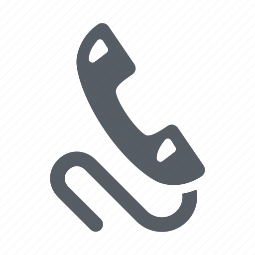 Call, communication, cord, phone, telephone icon - Download on Iconfinder