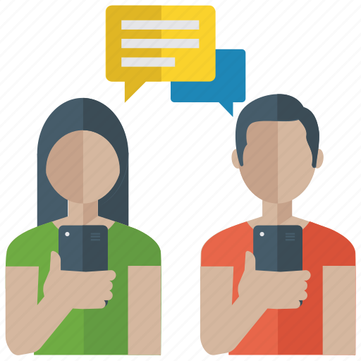 Chatting, discussion, messaging, mobile chat, mobile texting icon - Download on Iconfinder
