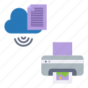 cloud, document, laptop, media, mobile, print, wireless